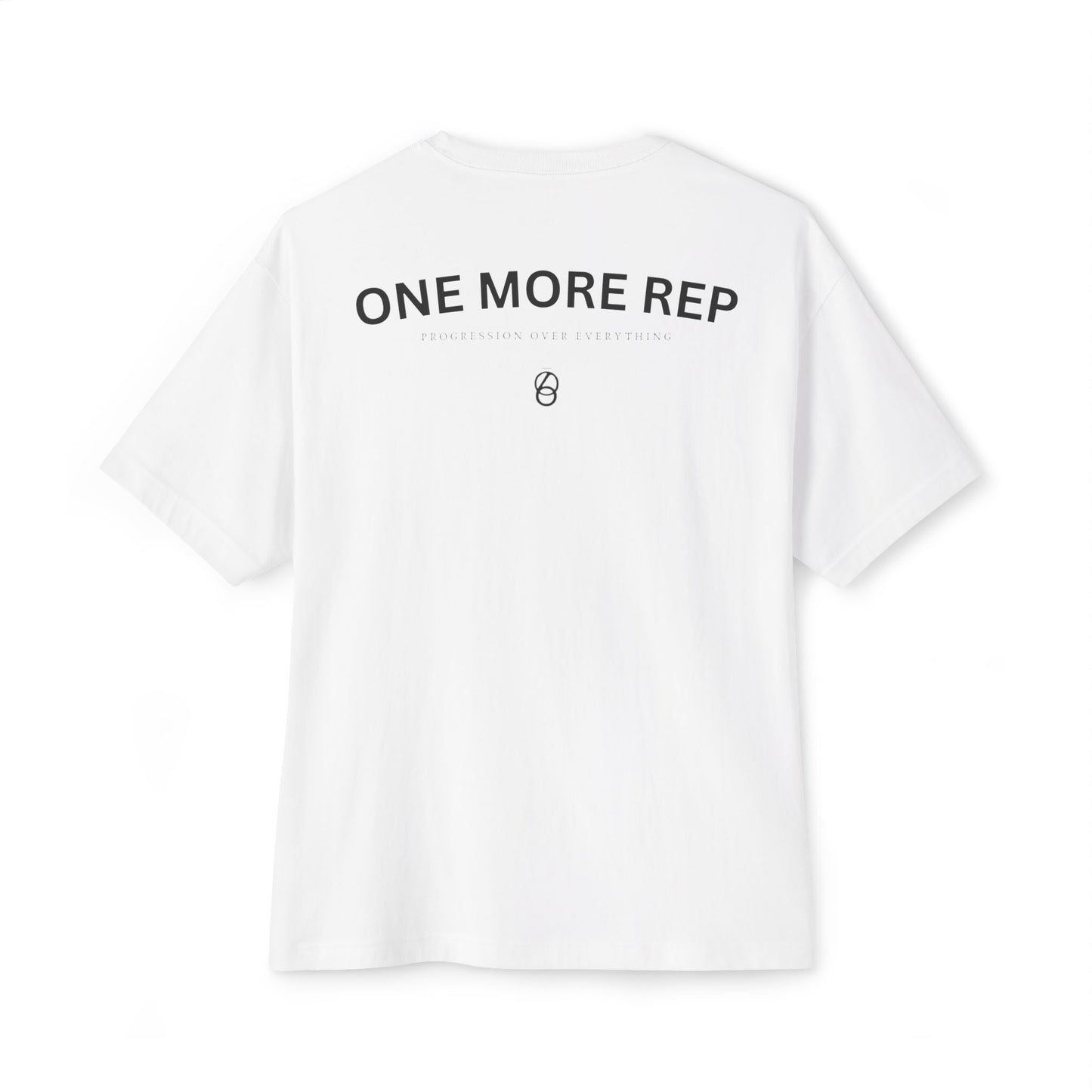 Oversized Boxy Tee - "One More Rep" Fitness Tee