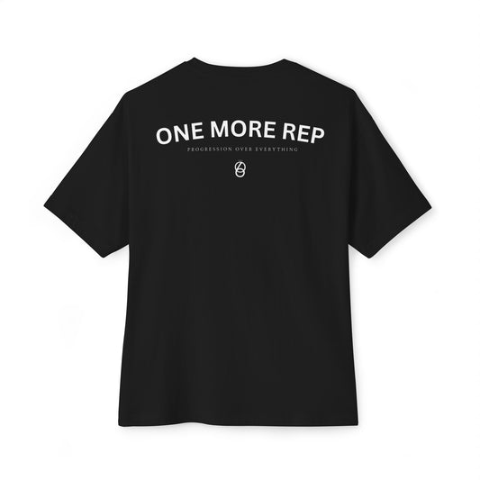 T-shirt oversize à coupe carrée - T-shirt de fitness « One More Rep »