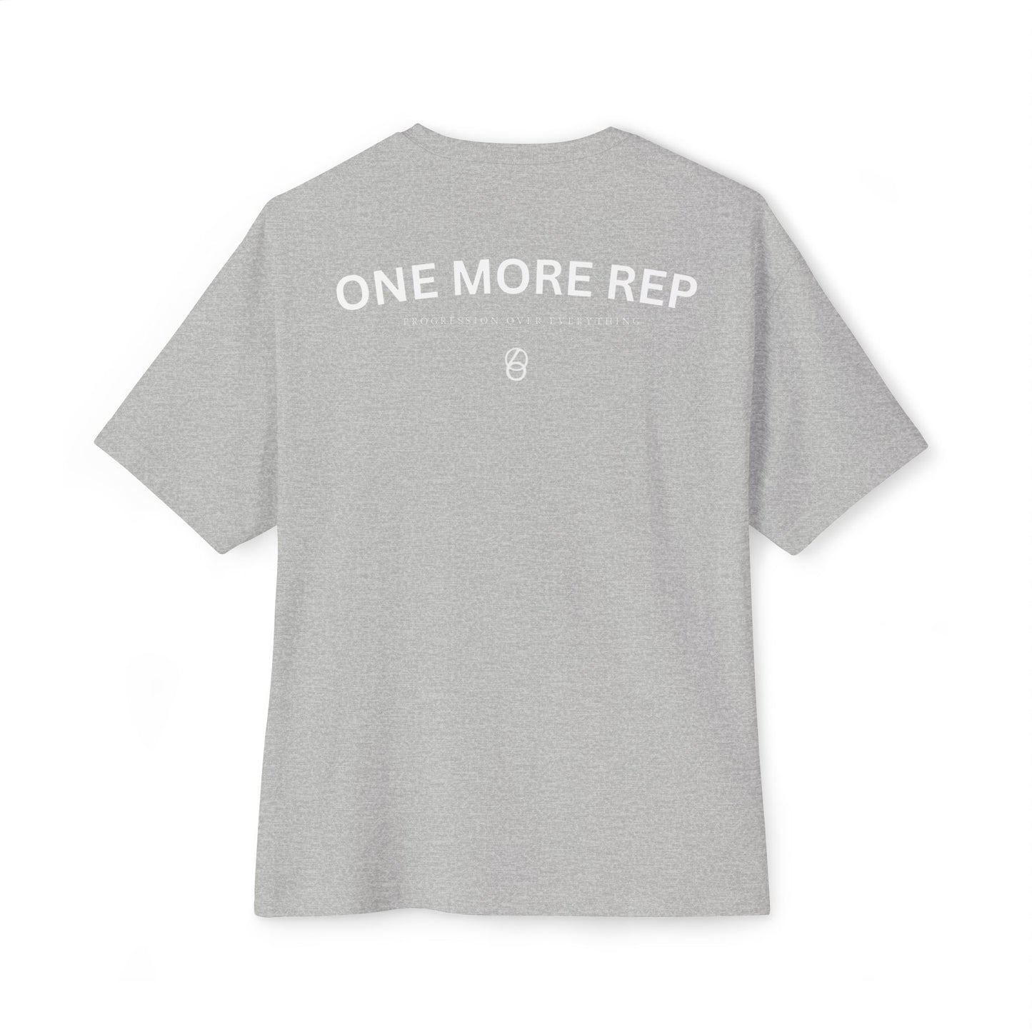 Oversized Boxy Tee - "One More Rep" Fitness Tee