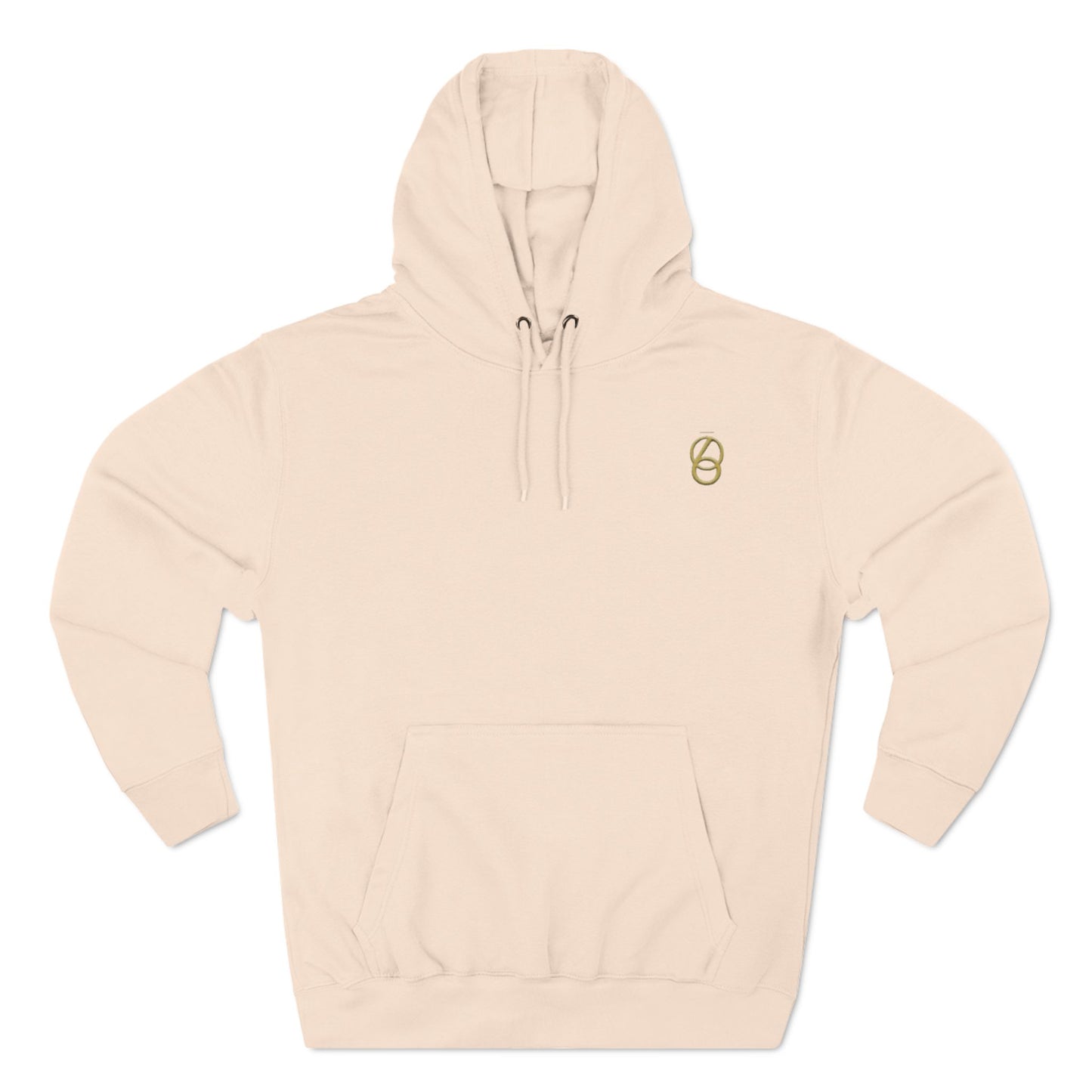 Three-Panel Fleece Hoodie