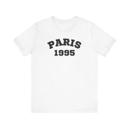 T-shirt à manches courtes rétro Paris 1995