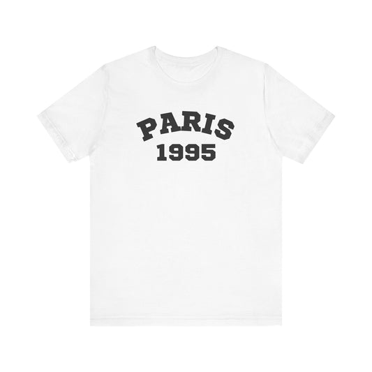 T-shirt à manches courtes rétro Paris 1995