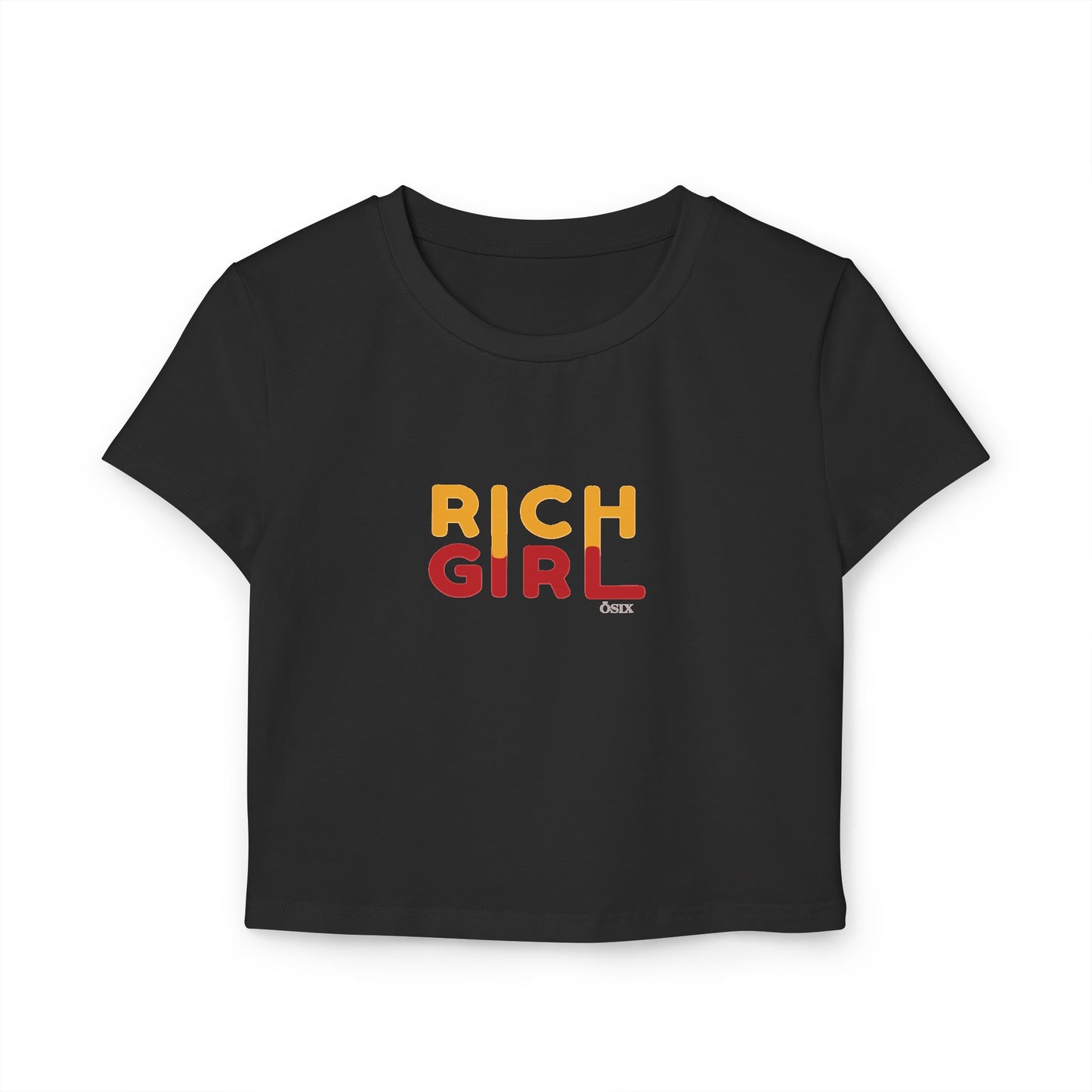 Trendy Women's Baby Tee - 'RICH GIRL'  T-Shirt